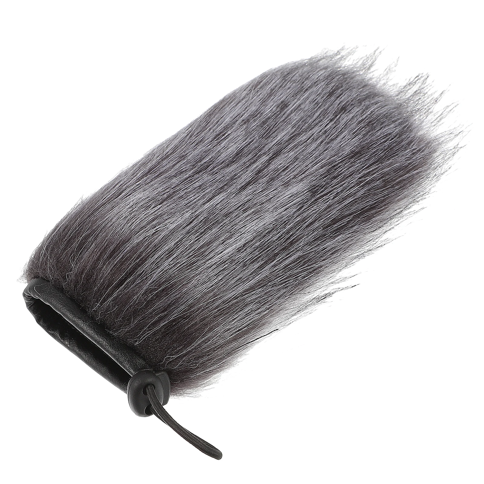 

Windproof Microphone Cover Rabbit Black Windscreen Mic Wind Cover Dense Outdoor Shooting Recording