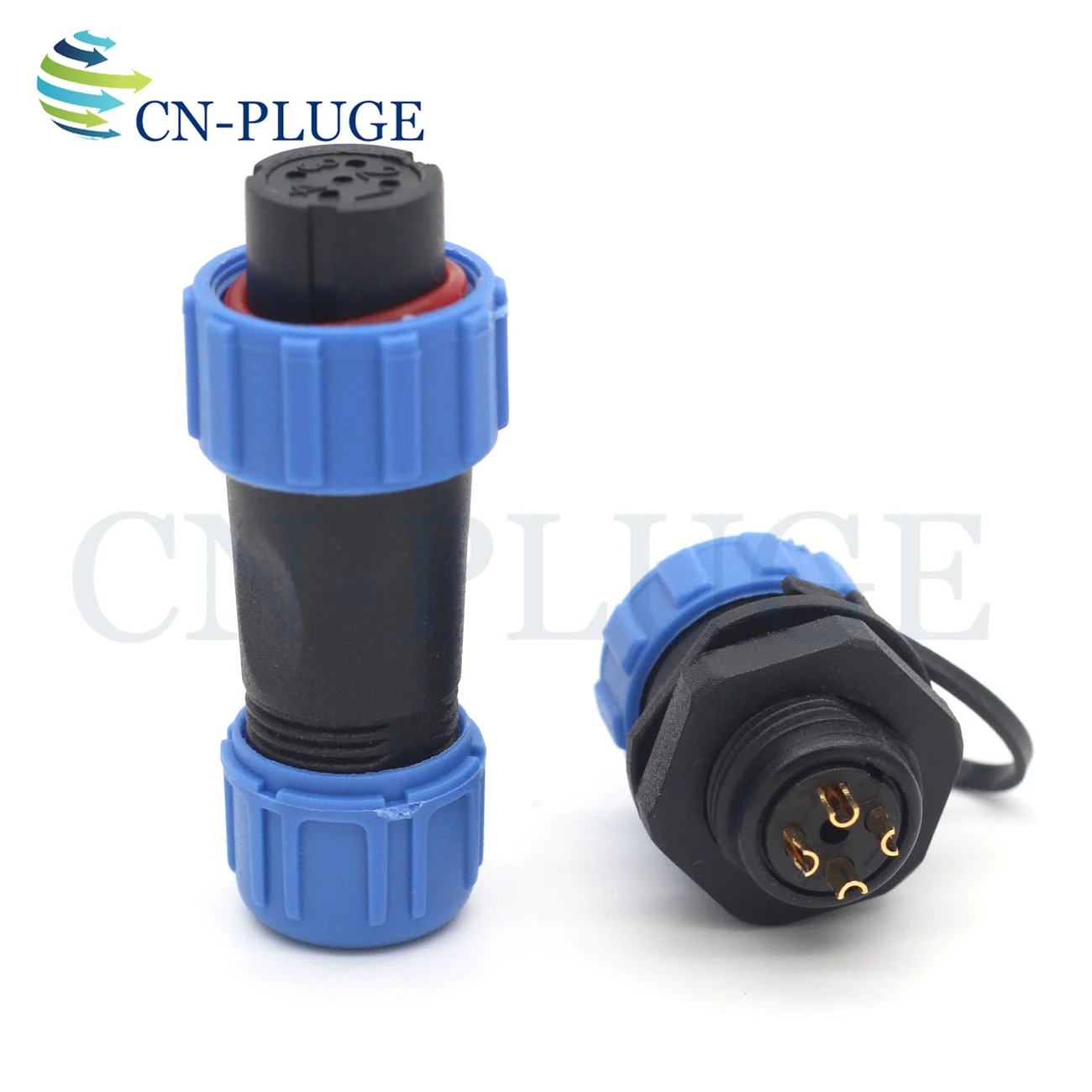 SP13 Series 2 3 4 5 6 7 9 Pin Outdoor Cable Waterproof IP67 Cable Male Plug Female Socket 13mm Nut Panel Mount Connector