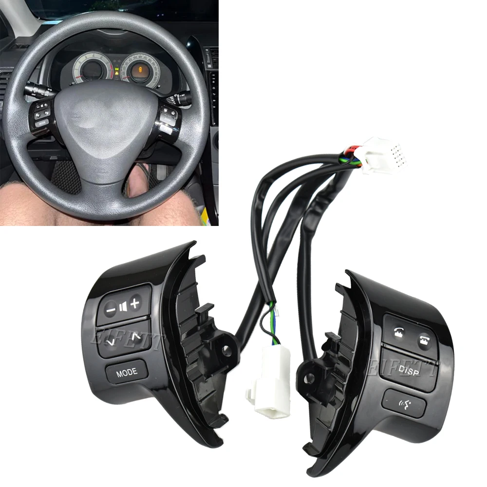 

Multifunction Button Switch 84250-02200 For Toyota Corolla ZRE15 2007 - 2009 Steering Wheel Audio Control Switches