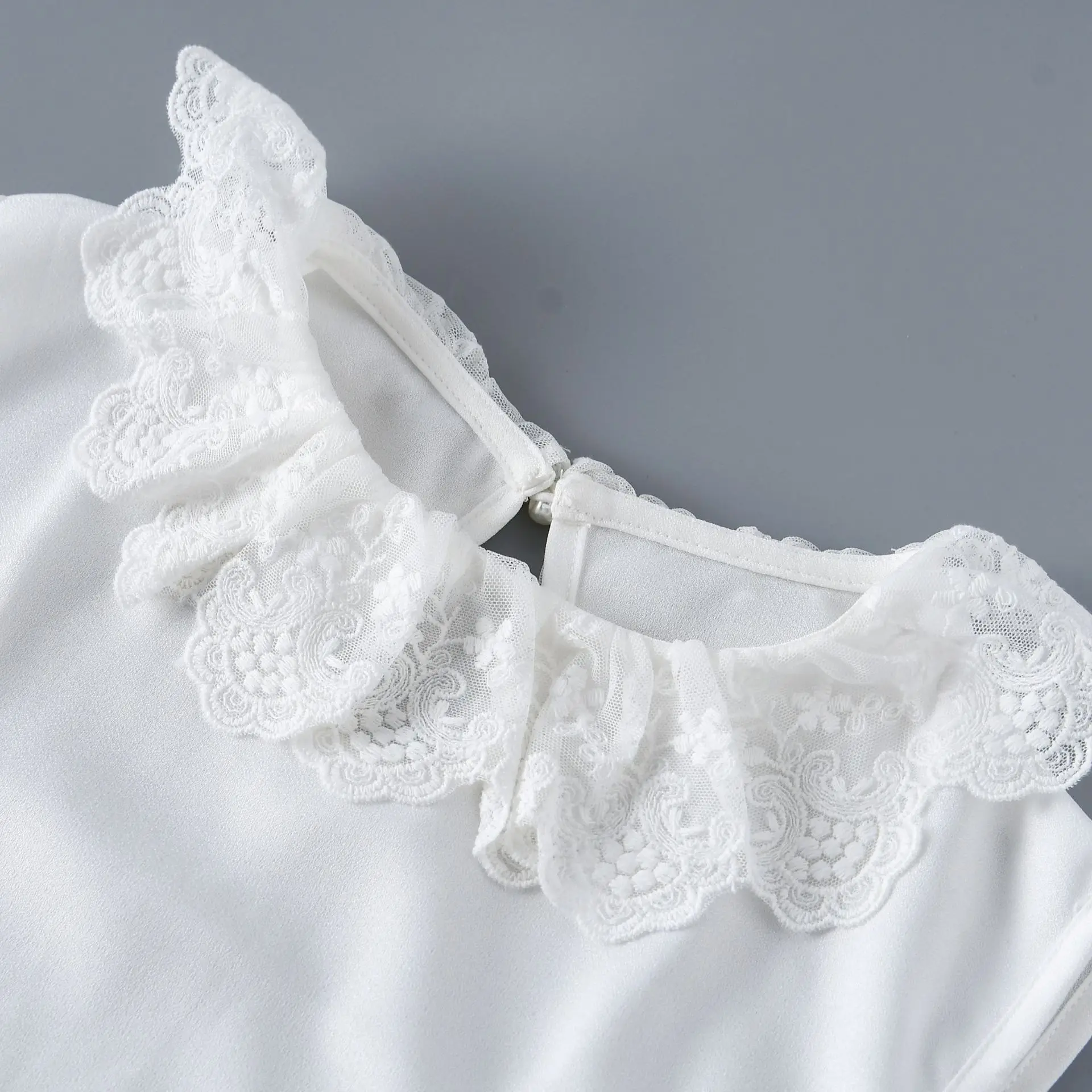 Primavera/otoño/invierno nueva camisa de cuello falso suéter para mujer cuello decorativo Decchable mujer solapa de encaje cuello falso