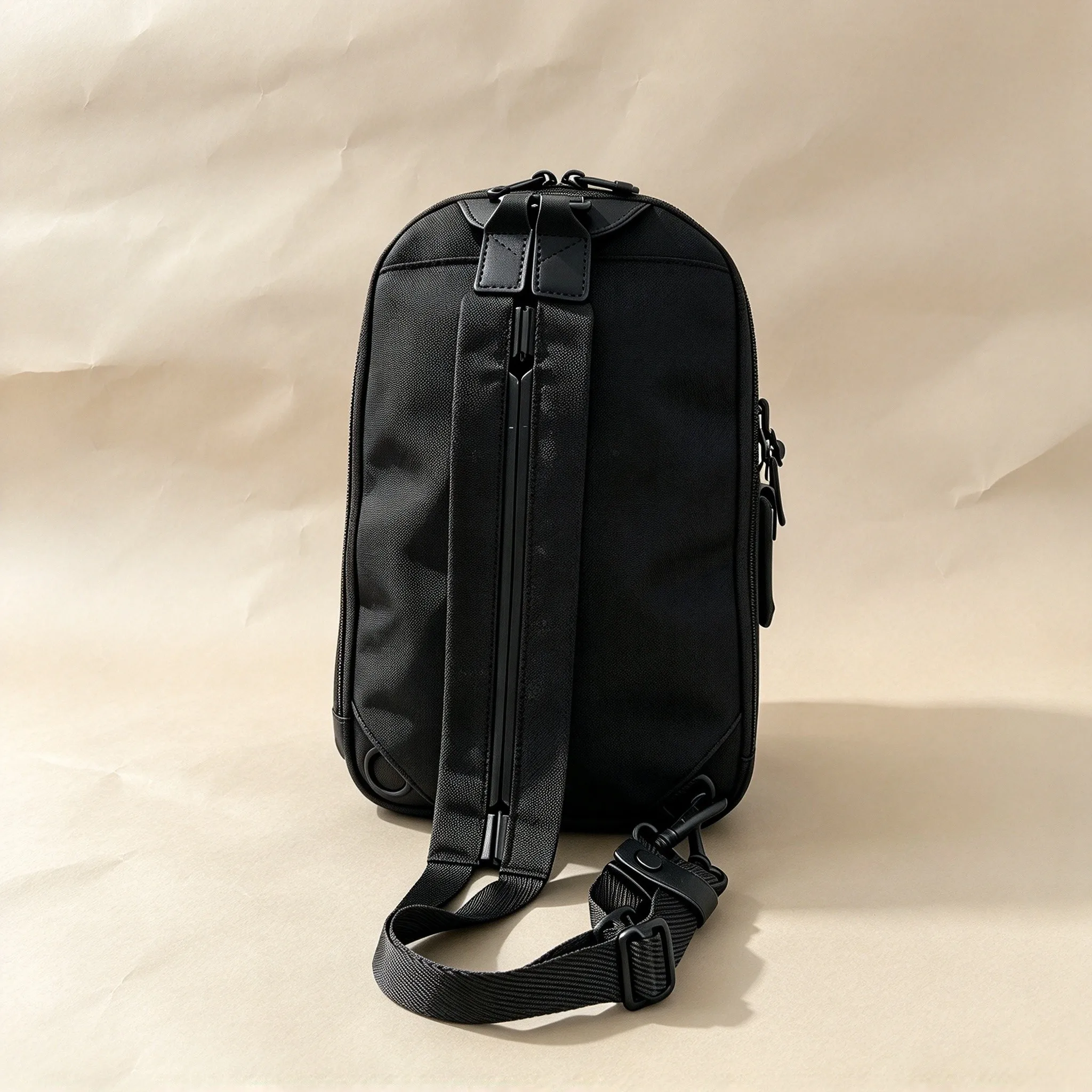 Men's Ballistic Nylon Crossbody Bag, Trendy Business Multi-functional Chest Sling Pack view 4