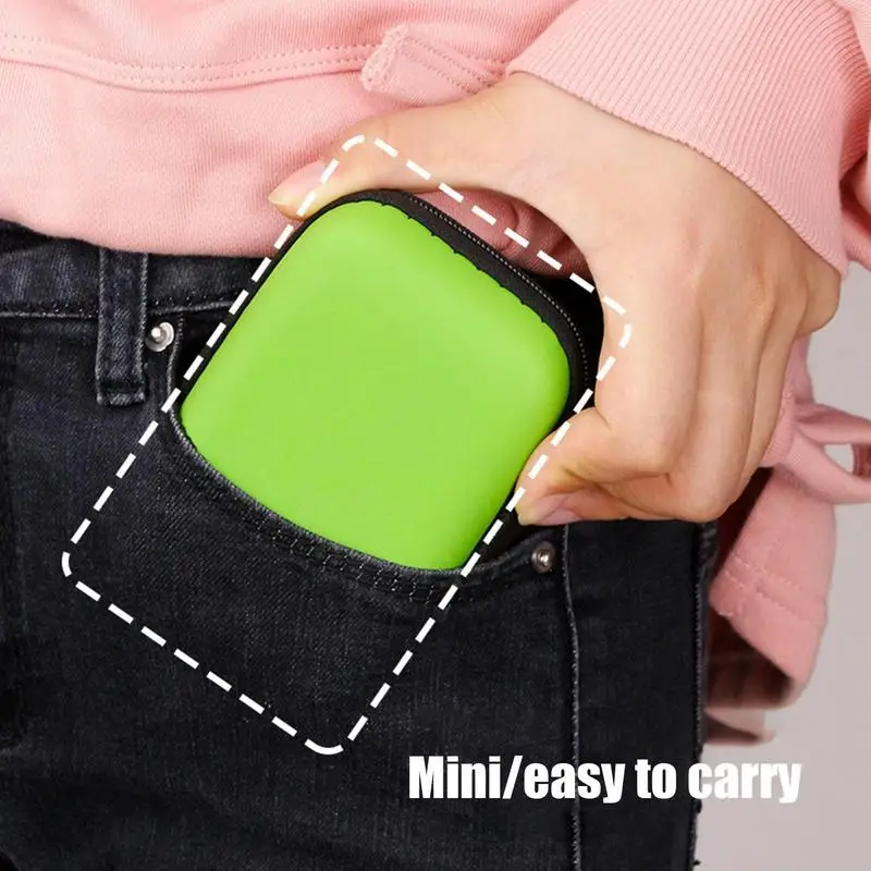 Travel Zipper Carry Hard Case Playing Board Game Cards Storage Package For Kids Fan Entertainment Card Holder Mini Bag