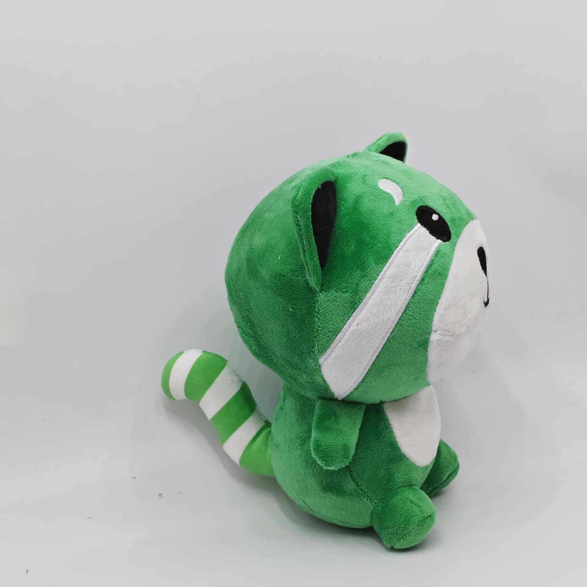 Oxcy Plush Toy Cute Green Raccoon Oxcy Plushie Doll Cartoon Room Decoration Soft Stuffed Collection Gift