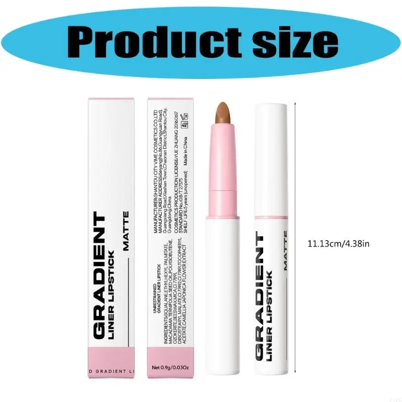 C1FF Flexibler Lip Definer Pencil Lip Liner Lippenstift für professionelle Make-up-Looks