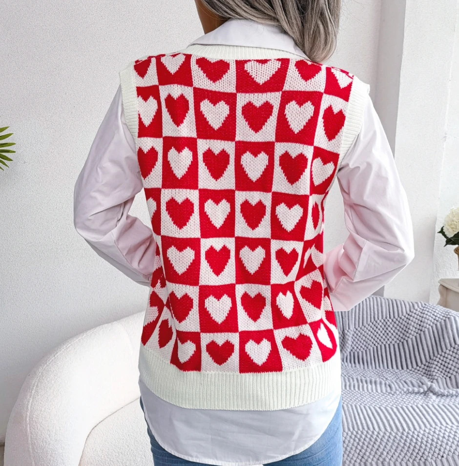 Love knit vest sweater vest