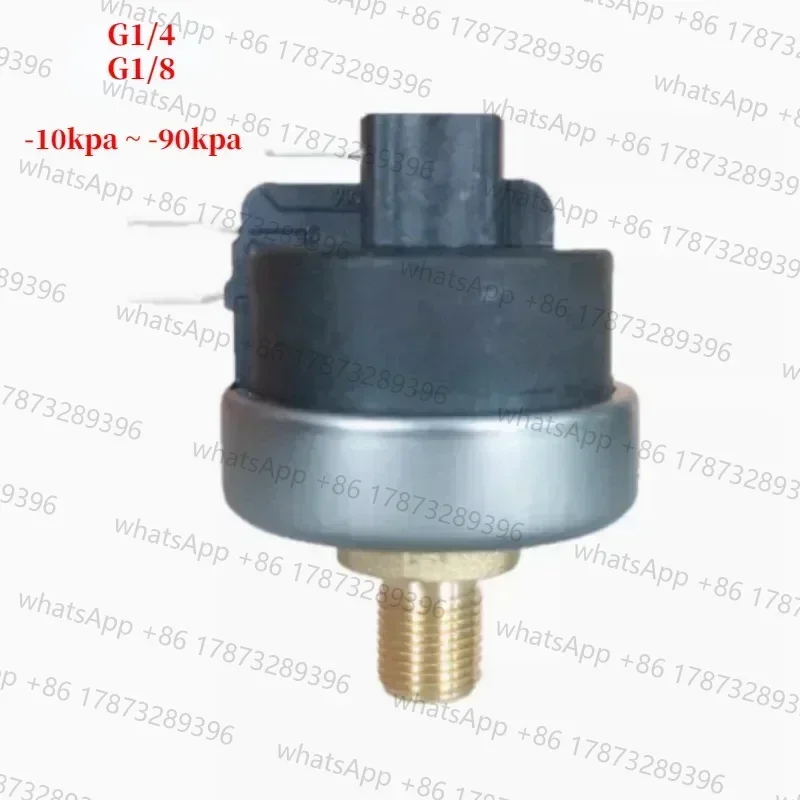 G1/4 G1/8 Vacuum pressure switch -90- -10kpa Adjustable pneumatic Negative Pressure Switch Vacuum pump pressure control switch