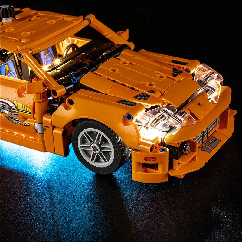 Zestaw oświetlenia LED DIY do LEGO 42204 Fast & Furious Supra MK4 (tylko oświetlenie LED, bez modelu klocków)
