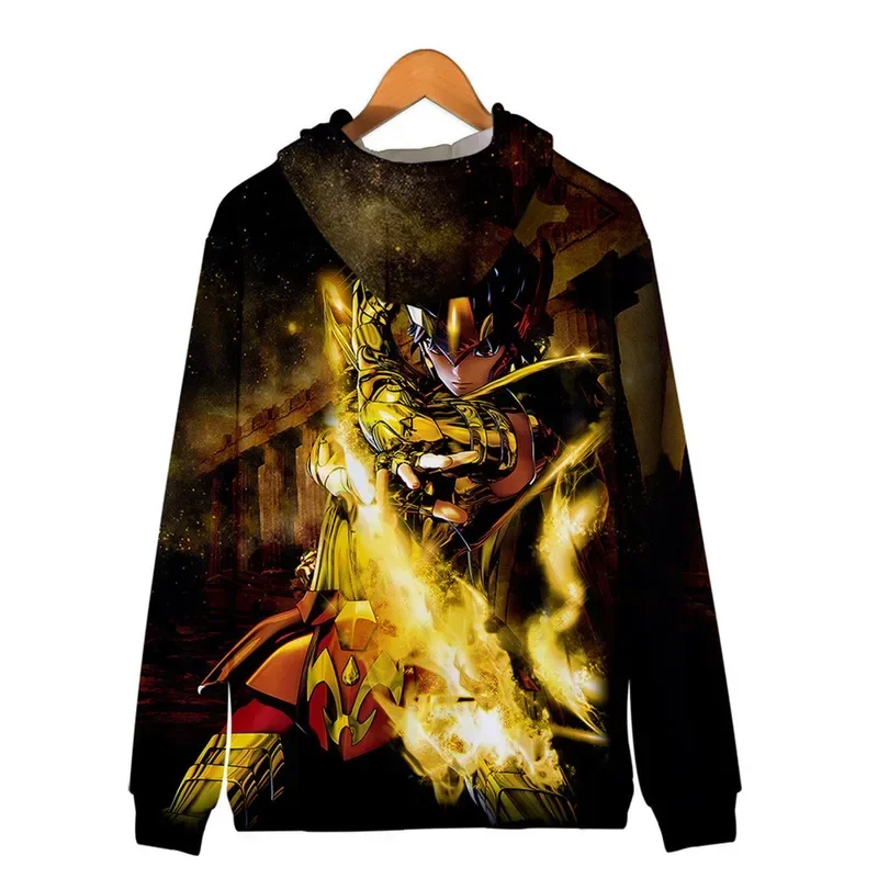 HN8 อะนิเมะ Saint Seiya hoodies อัศวินของ Zodiac คอสเพลย์ hoodie เสื้อผู้ชายผู้หญิง harajuku streetwear เสื้อยอดนิยม) 4Dc