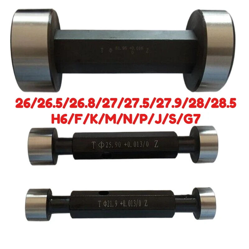 Smooth Plug Gauge 26 /26.5 /26.8 /27 /27.5 /27 9 /28 /28. 5 H6 H7 H9 /F/K7/M7/N7/P7/J6/S9/G7 Go and Nogo