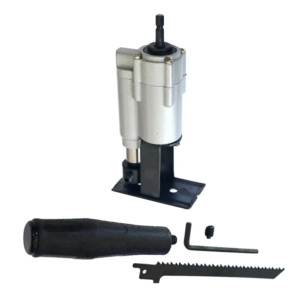 

Premium Electric Drill Attachment Reciprocating Saw Jigsaw Handle Wrench Set