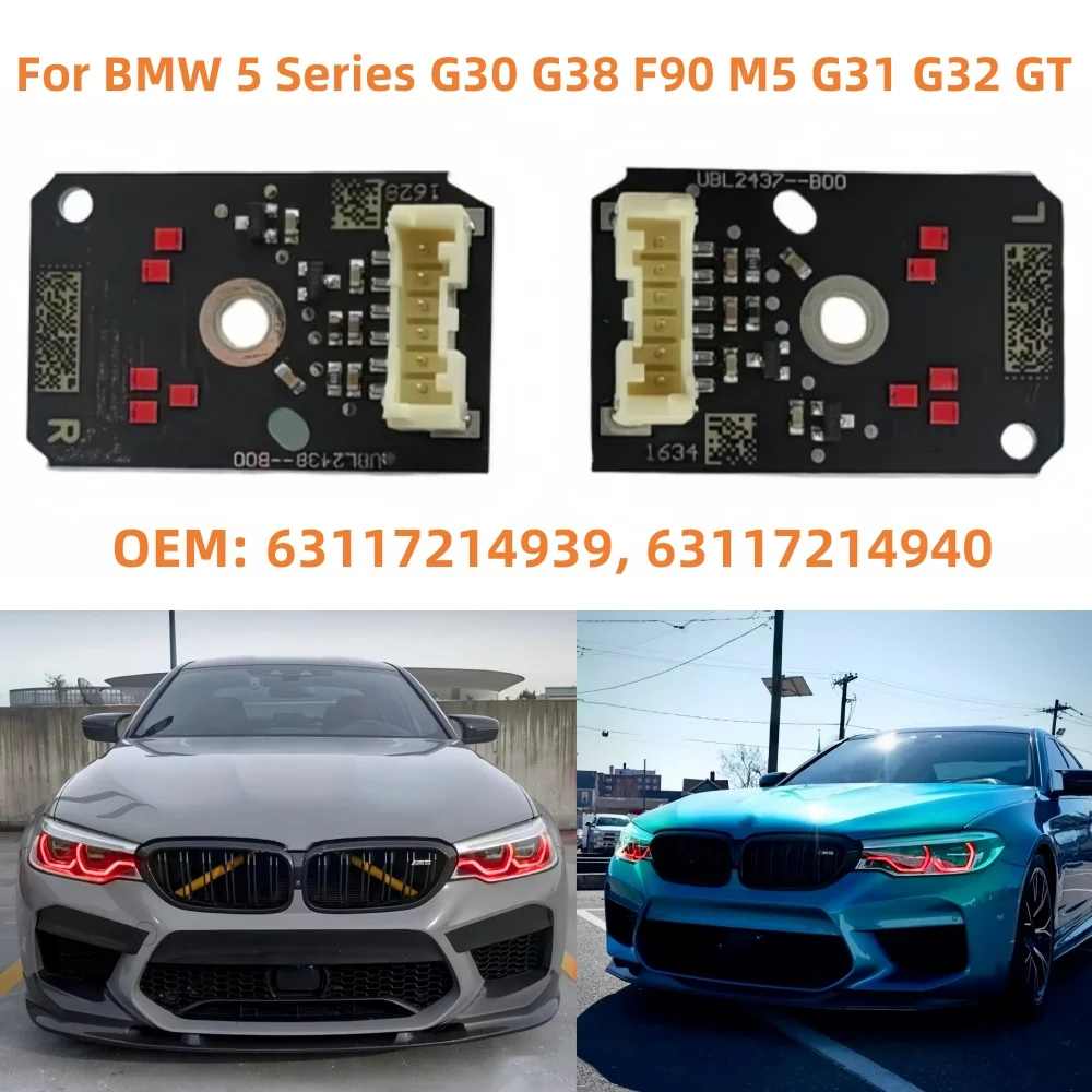 

DRL LED Boards For 2017-2020 BMW 5 Series G30 G31 F90 M5 G32 Adaptive LED Headlight Red Daytime Running Light Car Accessories