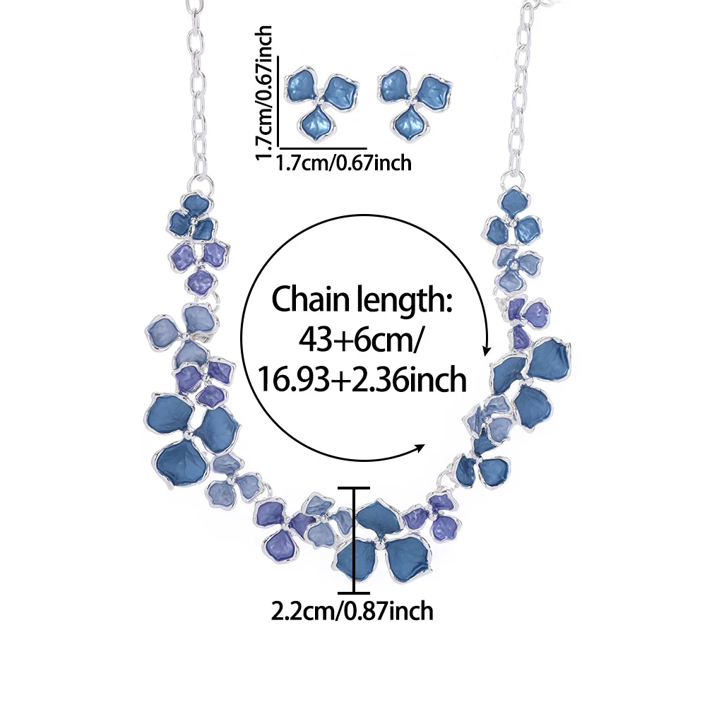 New in Flower Necklace Exquisite Wedding Chokers Unique Jewelry Fashion Statement Luxurious Accessory Necklaces for Women 2023