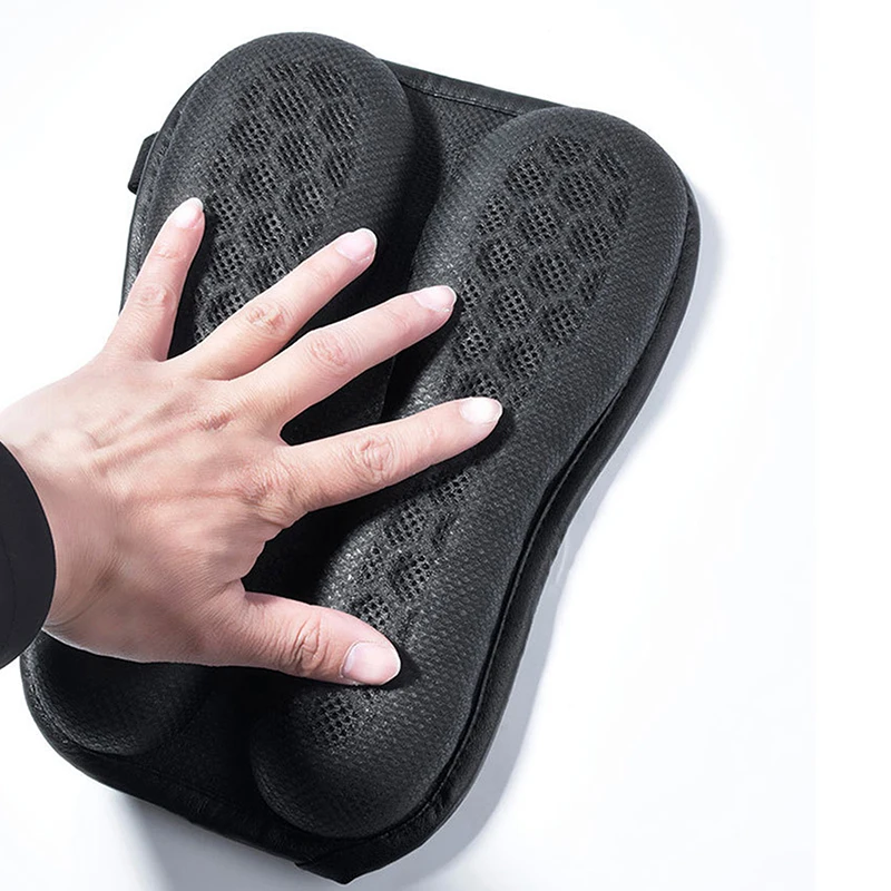 Motorcycle Seat Cushion Anti-Slip Inflatable 3D Blow Air Cushion Breathable Relief Ride Seat Pad Motorbike Accessories