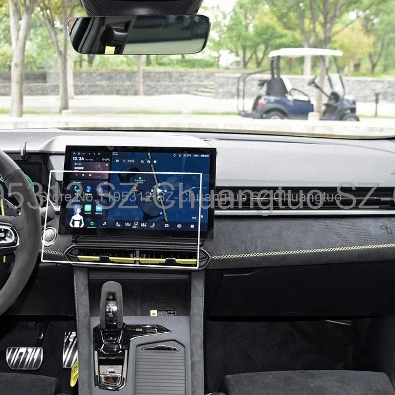 

Tempered Glass screen Protecter For Lynk&Co 03 2023 2024 12.8 Inch Car Navigtion gps Multimedia raio anti-scratch Film