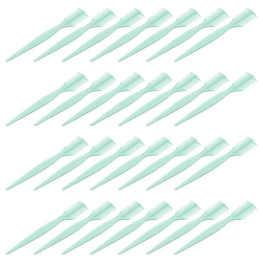 

【New Arrival】Dual-Use Eyebrow Razor with Comb, Disposable Dermaplaning Tool for Shaping Eyebrows & Trimming Lashes, Gentle for All Skin Types