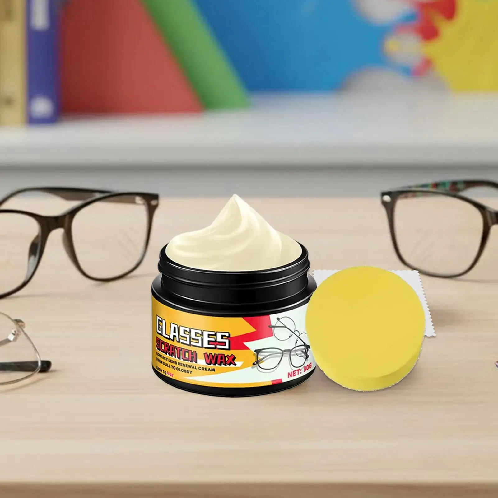 NEW Scratch Remover Paste Long-Lasting Formula For Glasses Car Windshield, Erases Scratches From Phone Camera Watch view 4