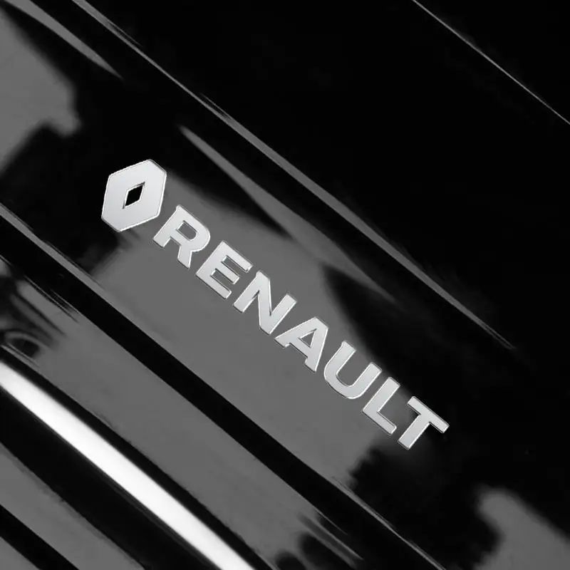 Car Metal Emblem Wiper Stickers Reflective Decor Decals for Renault Sport Duster Megane 2 3 Accessories