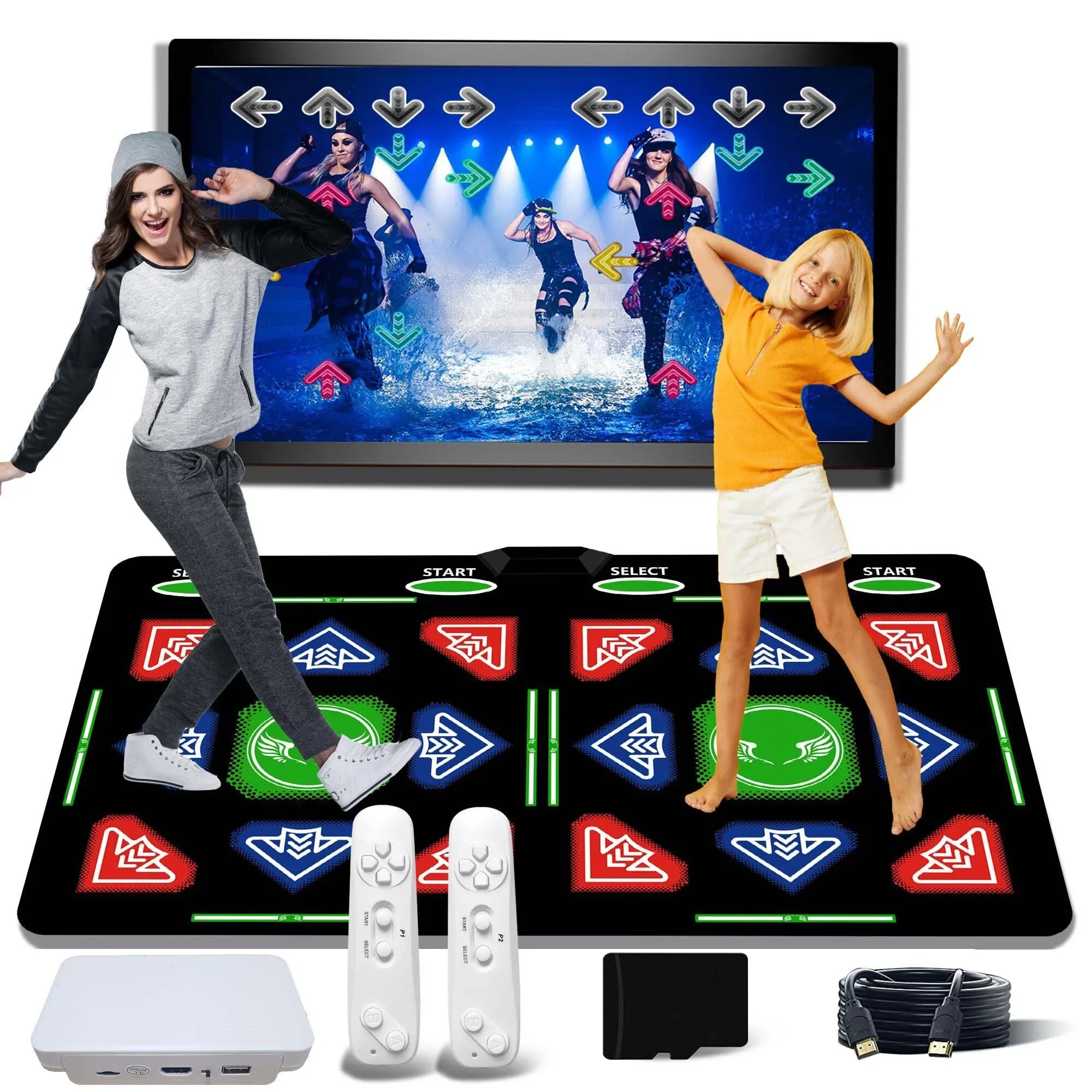 Plush material dance blanket for two people/suitable for family interactive games/dancing/sports/puzzle