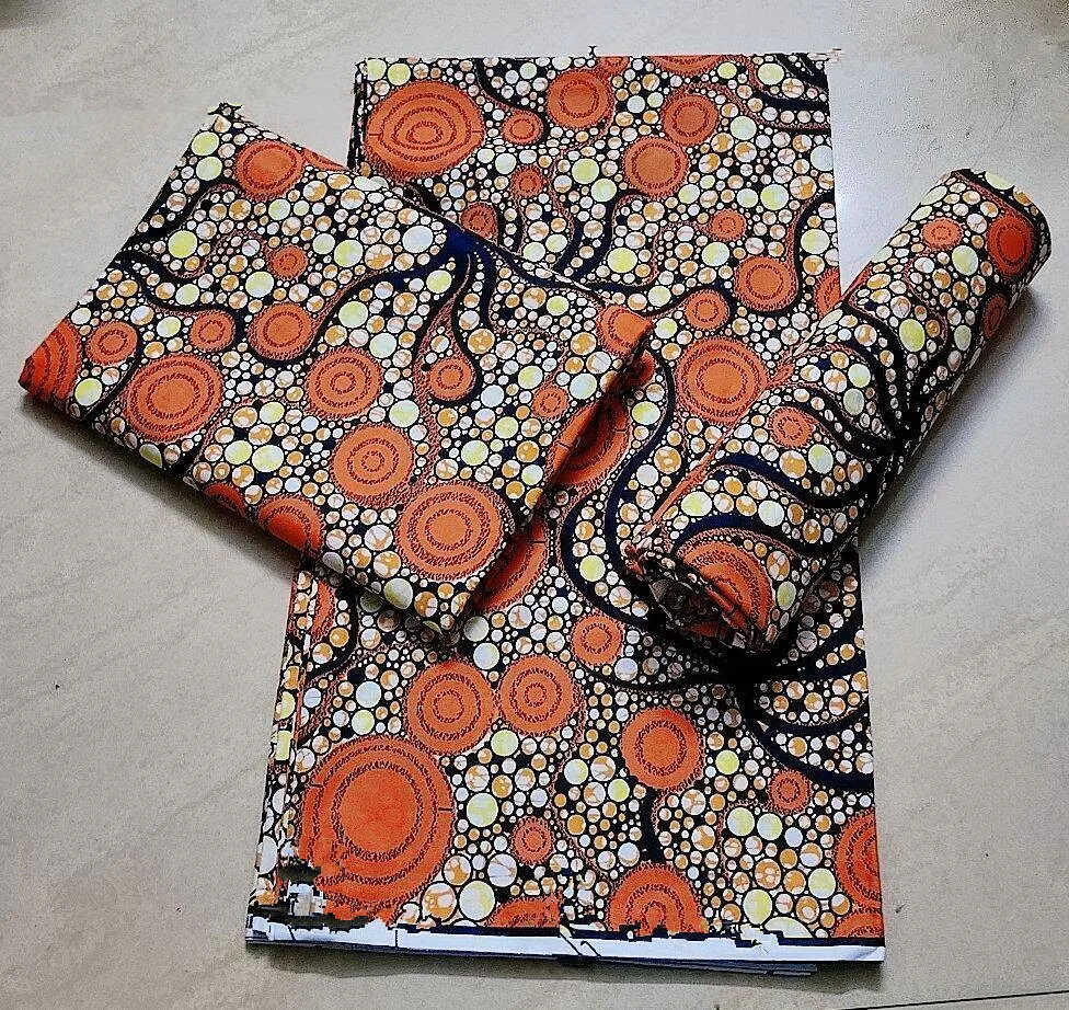 African Wax Fabric 6Yard Ankara Fabric 2025 New African Fabric Print 100% polyester Pagne African Wax For Wedding Dress Sewing