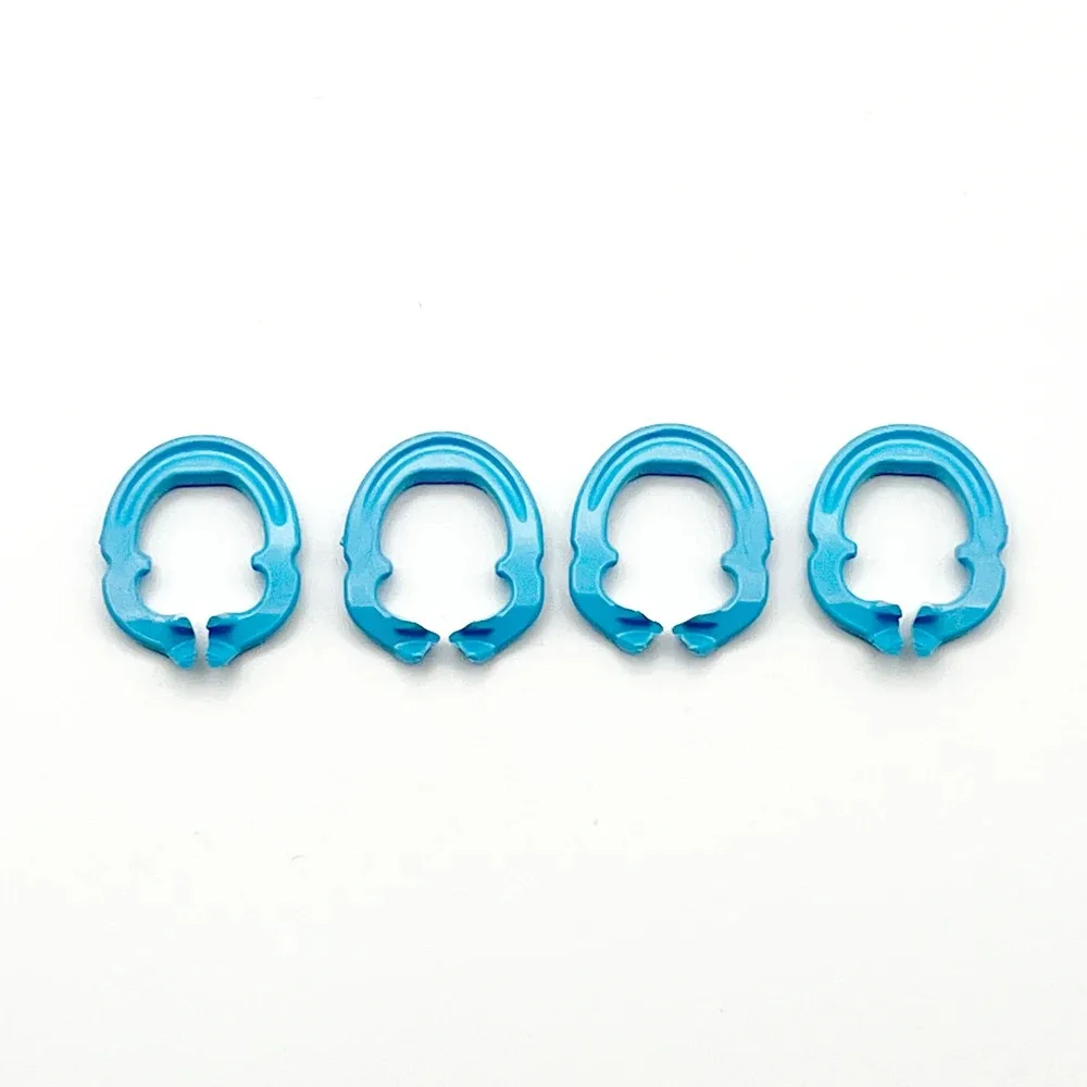 AG 4PCS Dental Resin Clamping Ring Separator Ring Sectional Contoured Metal Matrices Holder Matrix Fixed Clamp Autoclavable