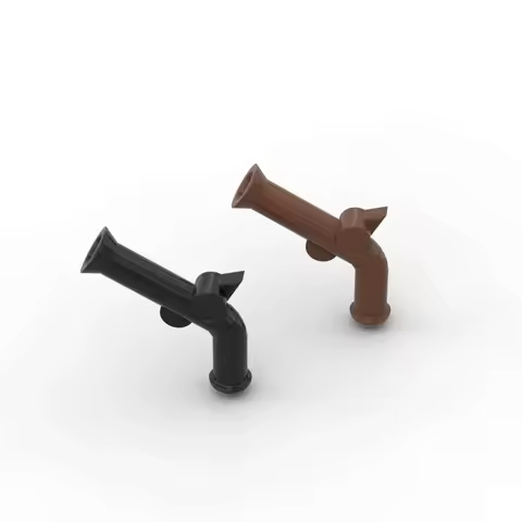 MOC 10PCS 2562 Flintlock Pistol Building Blocks Kit Handheld Body Wear Gun Arms Compatible Particle DIY Idea Toys Children Gift