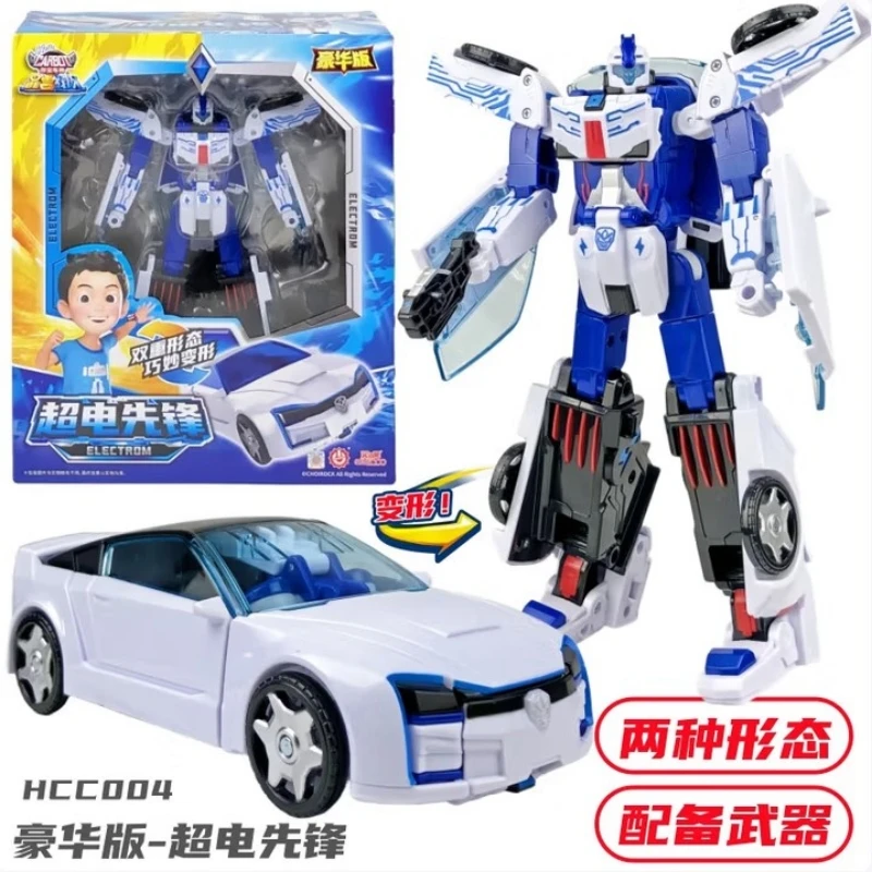 Nouvelle édition de luxe cristal Carbot Hawk Transformable Robot jouet bête de cristal Sentai figurine Anime Mecha modèle pour garçon enfants