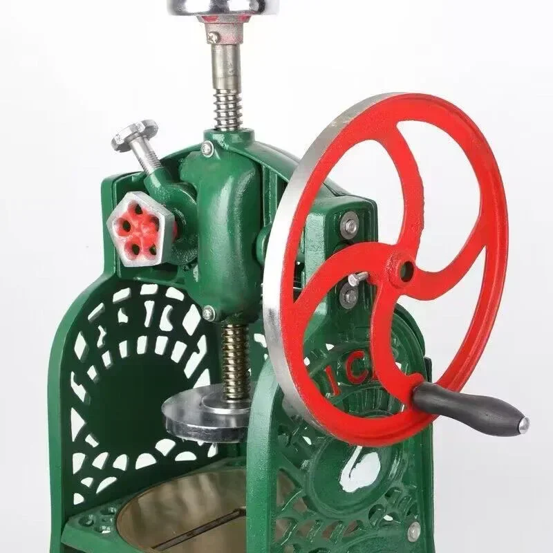 

Best Seller FirstCommercial Manual Snow Ice Shaving Machine, Manual Ice Crusher, Heavy-duty Iron Shaving Machine
