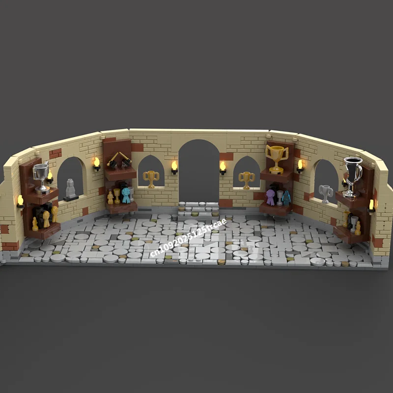 Nuovo 1810 Pz Famoso Film Magico Moc Modulare Trofeo Camera Modello Building Blocks Fai Da Te Idee Creative Giocattoli Per Bambini Regali Di Compleanno