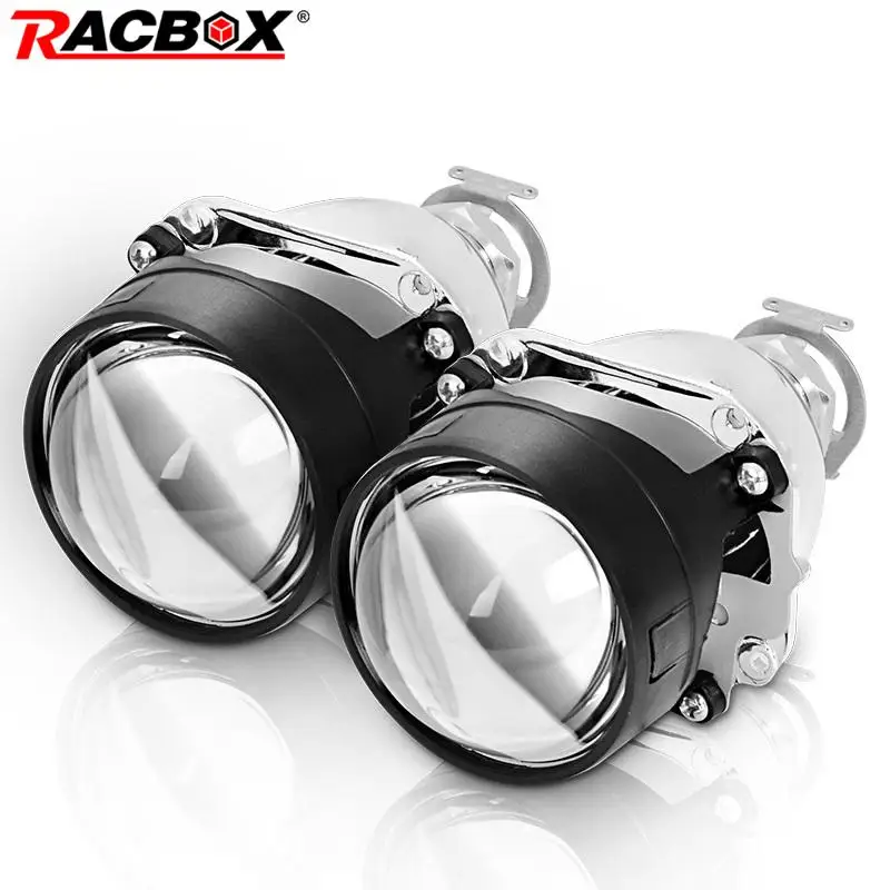 H4 H7 Auto HID Projector Lenses LED Lamps For H4 H7 Headlight Car-Styling Retrofit High Low Beam Lens Use H1 Xenon Bulb LHD RHD