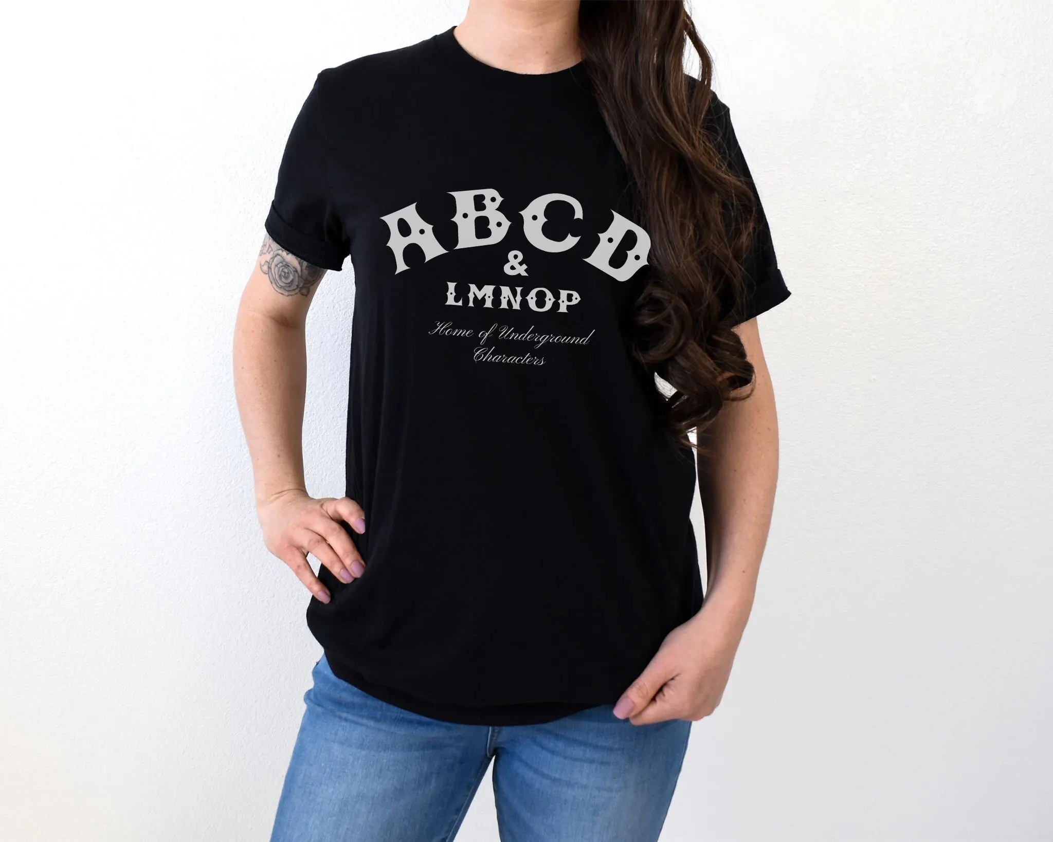 Abcd & Lmnop Home Of Underground Characters Punk Teacher Shirt Punk Tshirt Gift For Teacher Cbgb Inspired Shirt