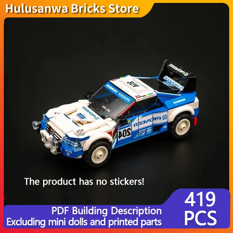 Speed Champion City Car Model MOC Building Bricks 405 T16 Grand Raid Modular Technology Gift Holiday Assemble Children Toys Suit