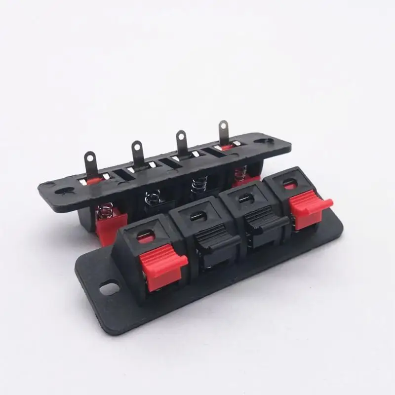 4 Position Spring Audio Wiring Clip 1Pc Professional Speaker Connector for Car Audio Repair Shop Use