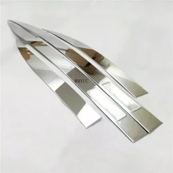 Stainless Steel Side Door Body Molding Decoration Strip Cover Trim 4 Pcs / Set Fit For Jeep Compass 2017 2018 2019 2020