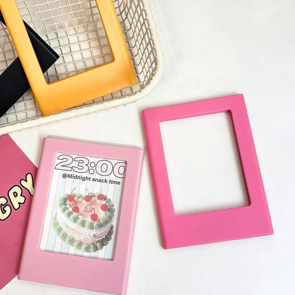 Magnetic Instant Camera Photo Frame 3 inches Star Photo Picture Display Holder Colorful Refrigerator Sticker for Home Decoration