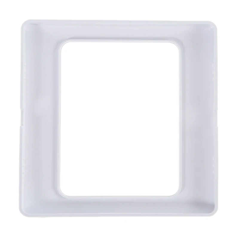 Electric Wall Switch Socket Blank Cover Panel Whiteboard ABS Outlet Plate Bezel Tool 86x86mm