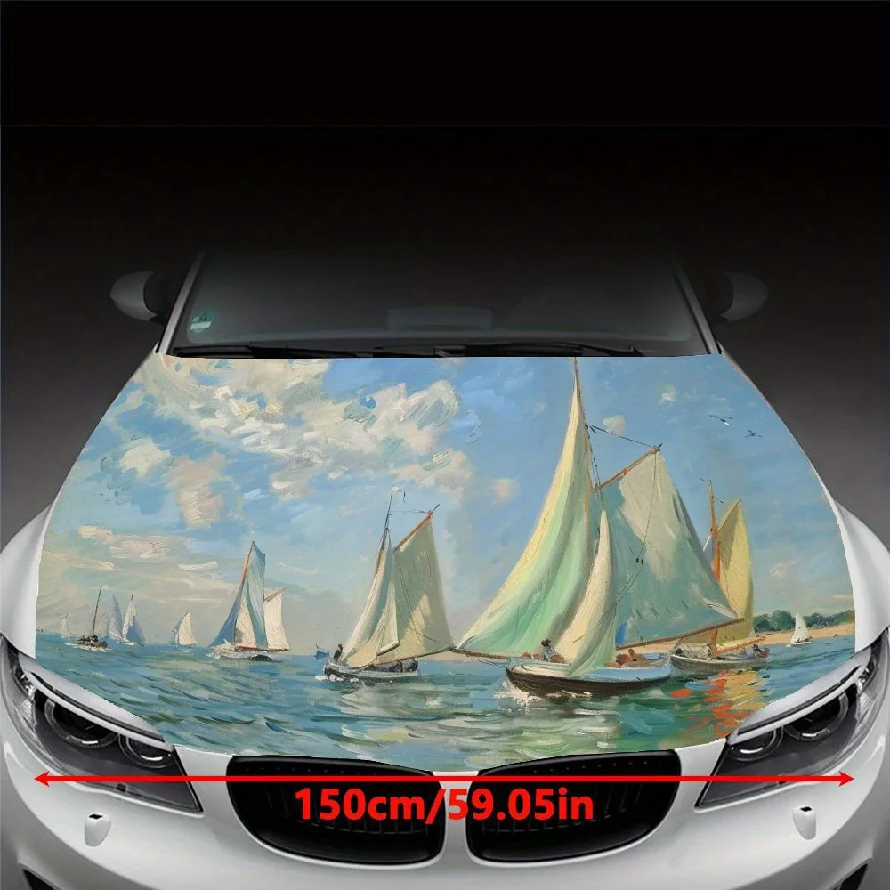 مجموعة الشراع، شارات غطاء محرك السيارة؛ خطوط جسم سباق السيارات؛ ملصقات الفينيل لتعديل شارات ملحقات الديكور الخارجي