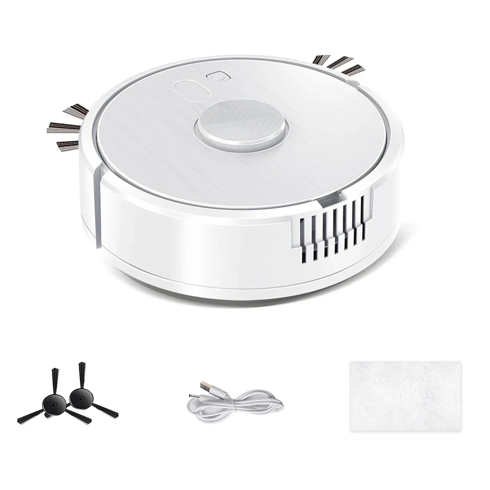 

Black Robot Vacuum Cleaner 2-in-1 Functionality Advanced Sensors Customizable Cleaning User-Friendly Operation