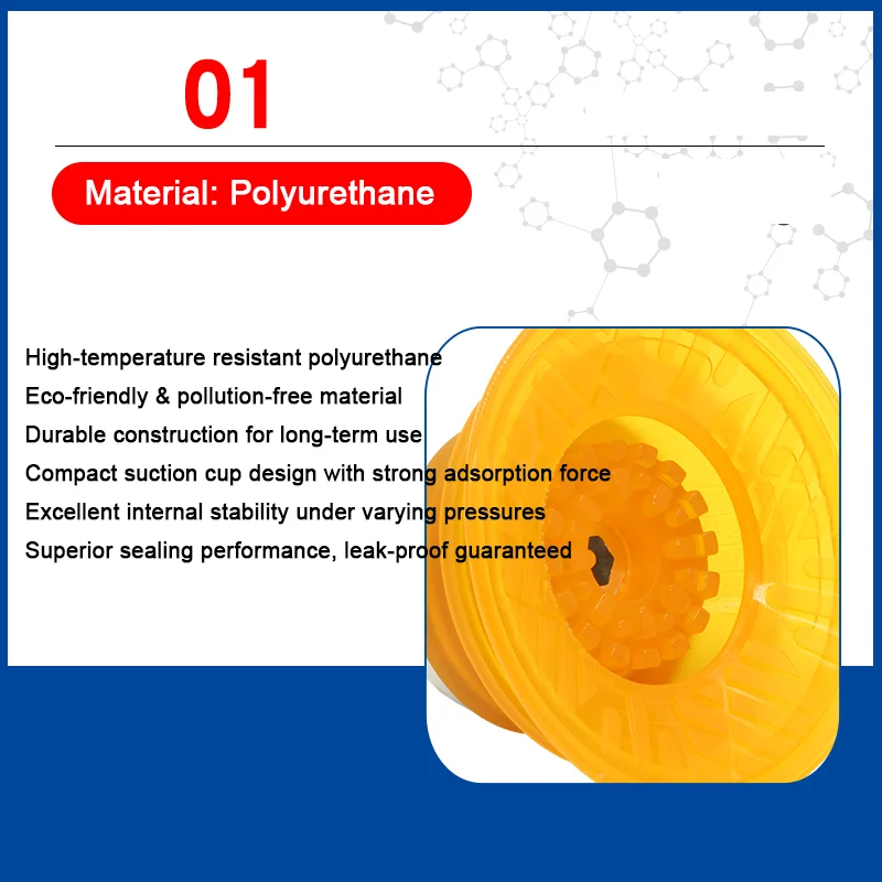 A-WEA15 Series Vacuum Suction Cups Polyurethane Vacuum Suction Cup A-WEA15-30/40/50/60/80/100