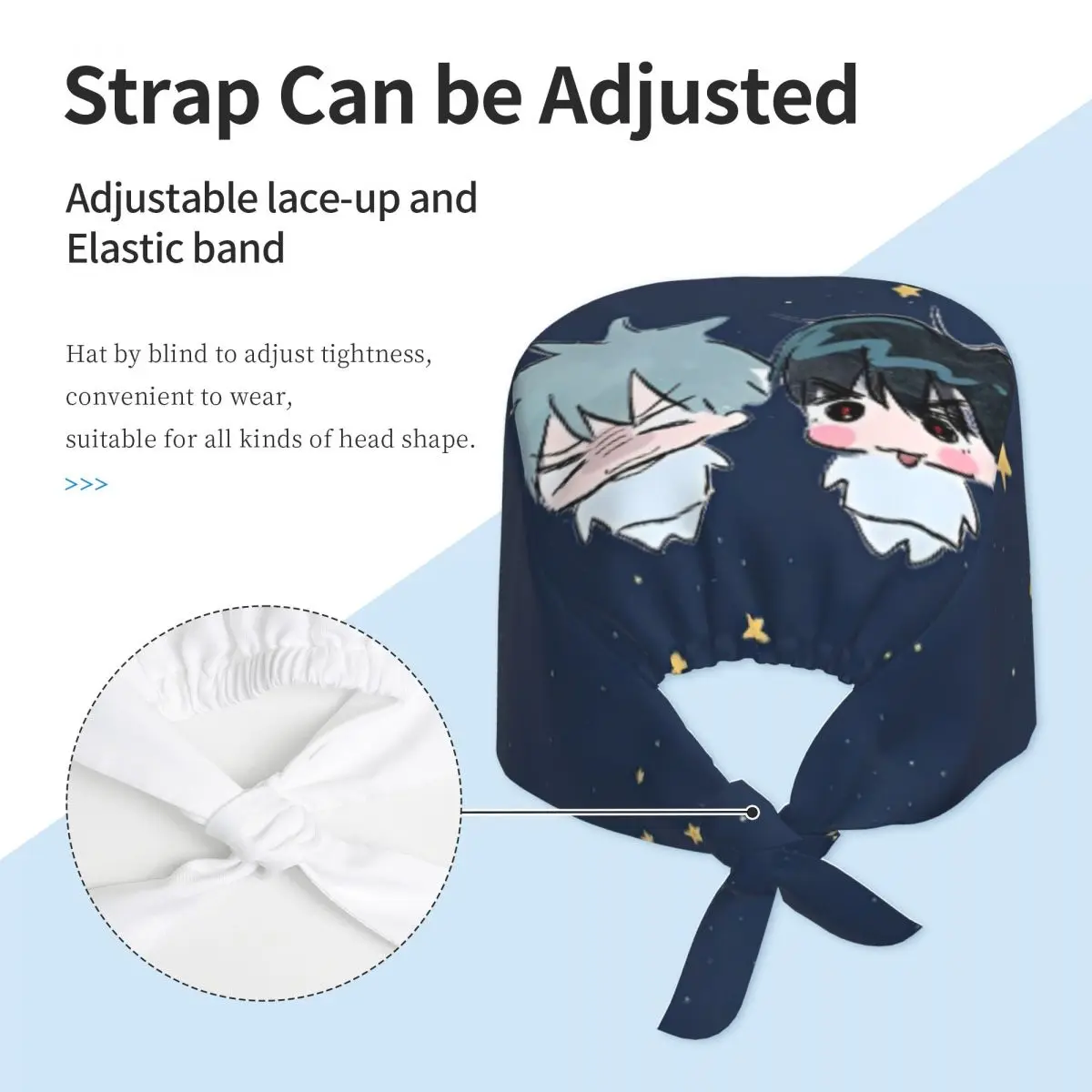 Cappello da lavoro Scrub Paesaggio alieno Cappello da infermiera Cappello medico casual da donna e da uomo Fasciatura regolabile Cravatta sul retro Berretto da lavoro personalizzato