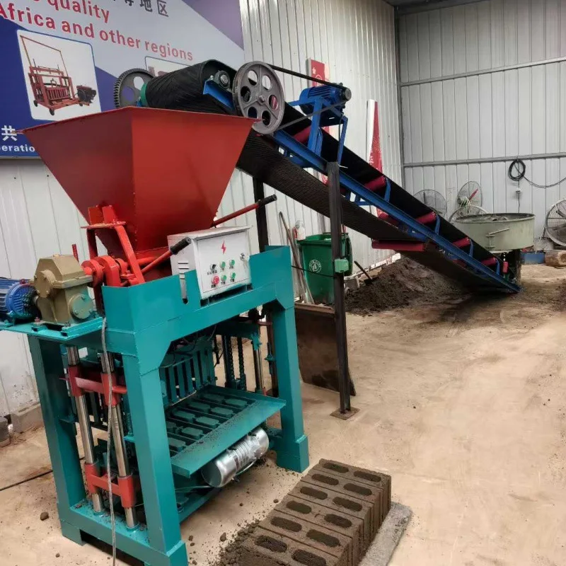 

4-26 Hollow & Paving Brick Making Machine for Africa, Sea Shipping Customized