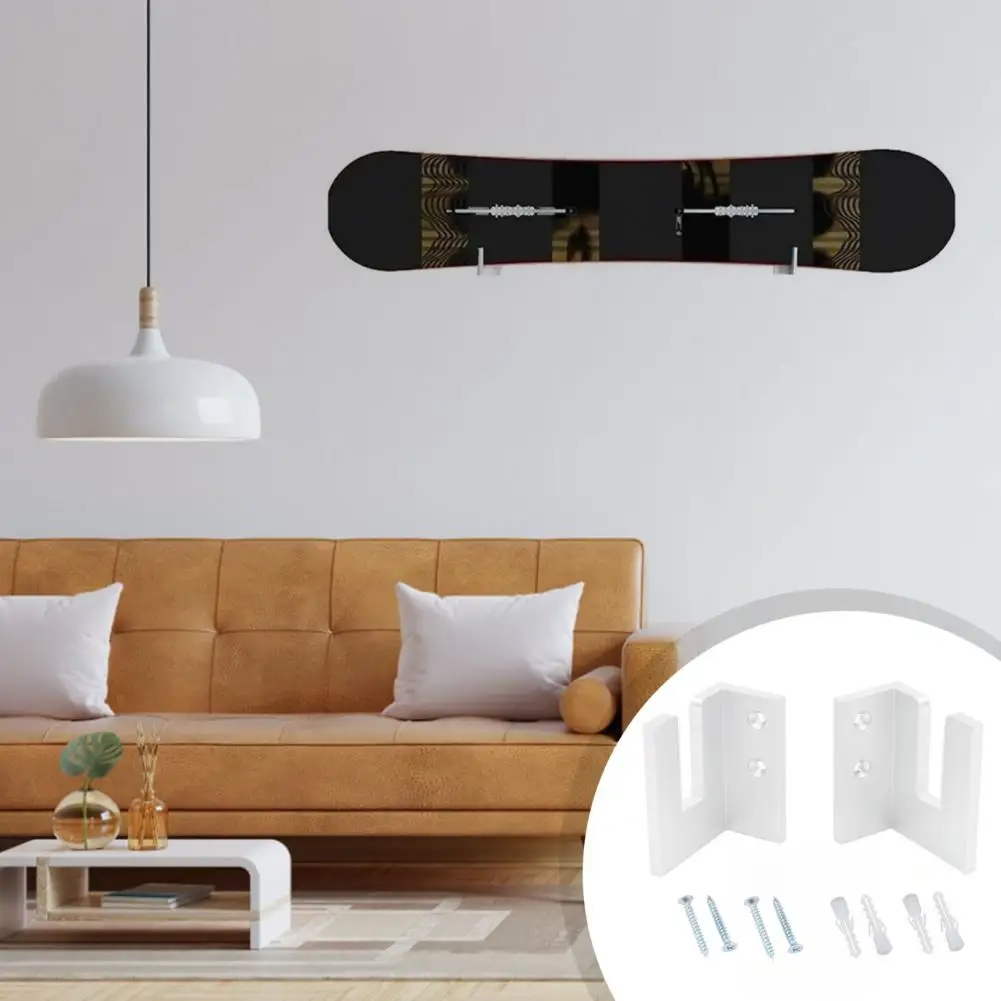 Skateboard Display Rack Heavy Duty Snowboard Wall Mount Rack Utility Garage Storage Hooks for Longboard Skateboard Extension