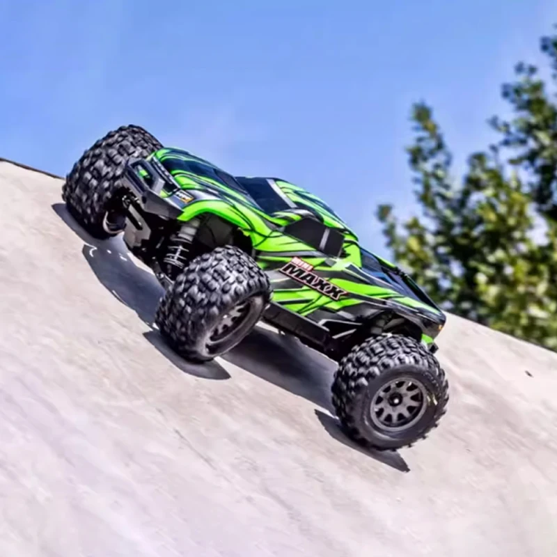 Traxxas Remote Control Electric Mini Maxx Four-Wheel Drive Brushless 2s Large Foot Off-Road Vehicle 107154-1