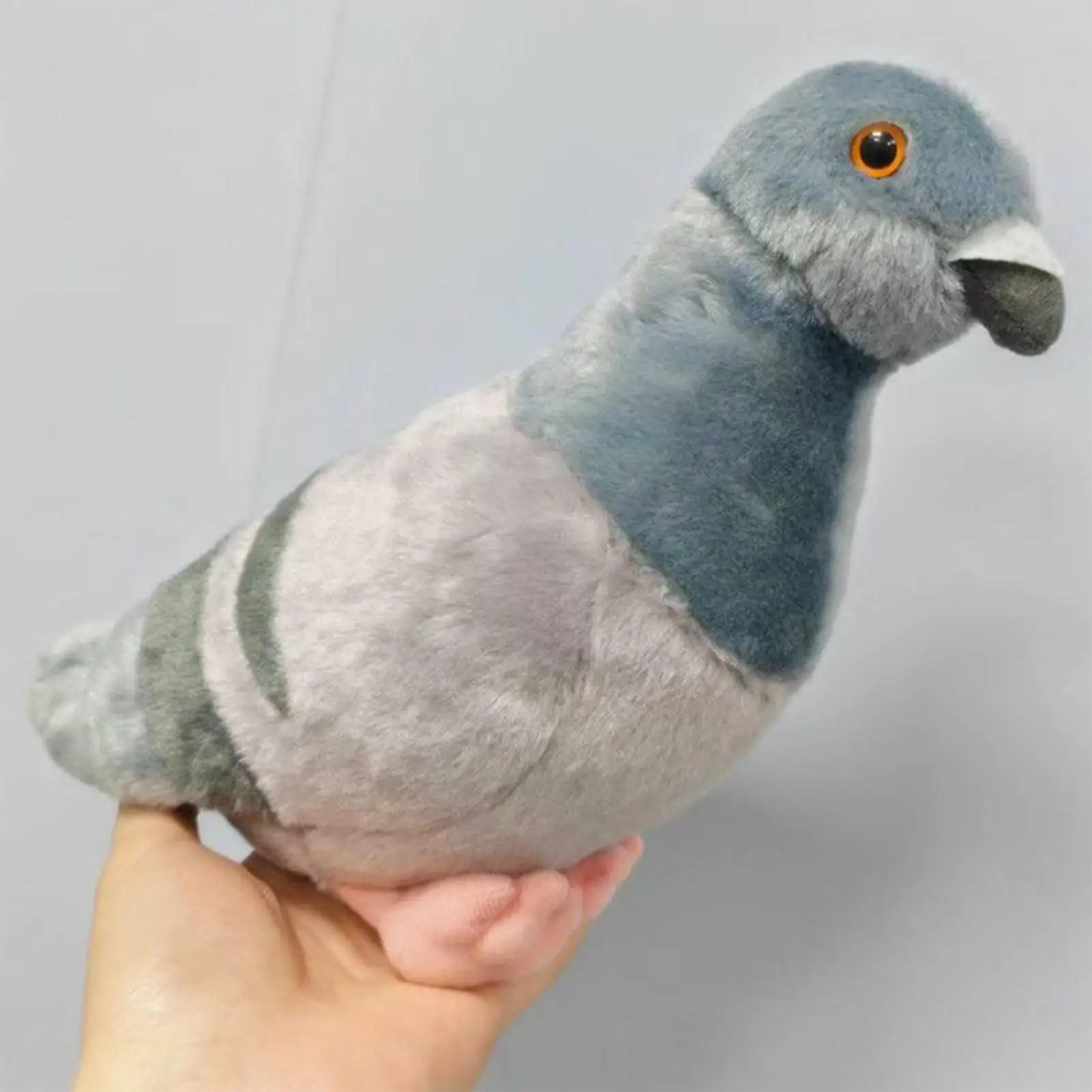 

Stuffed Pigeon Realistic Doll Toy Stuffed Animal Bird For Baby Kids Classroom Easter Halloween Christmas Birthday Bedroom