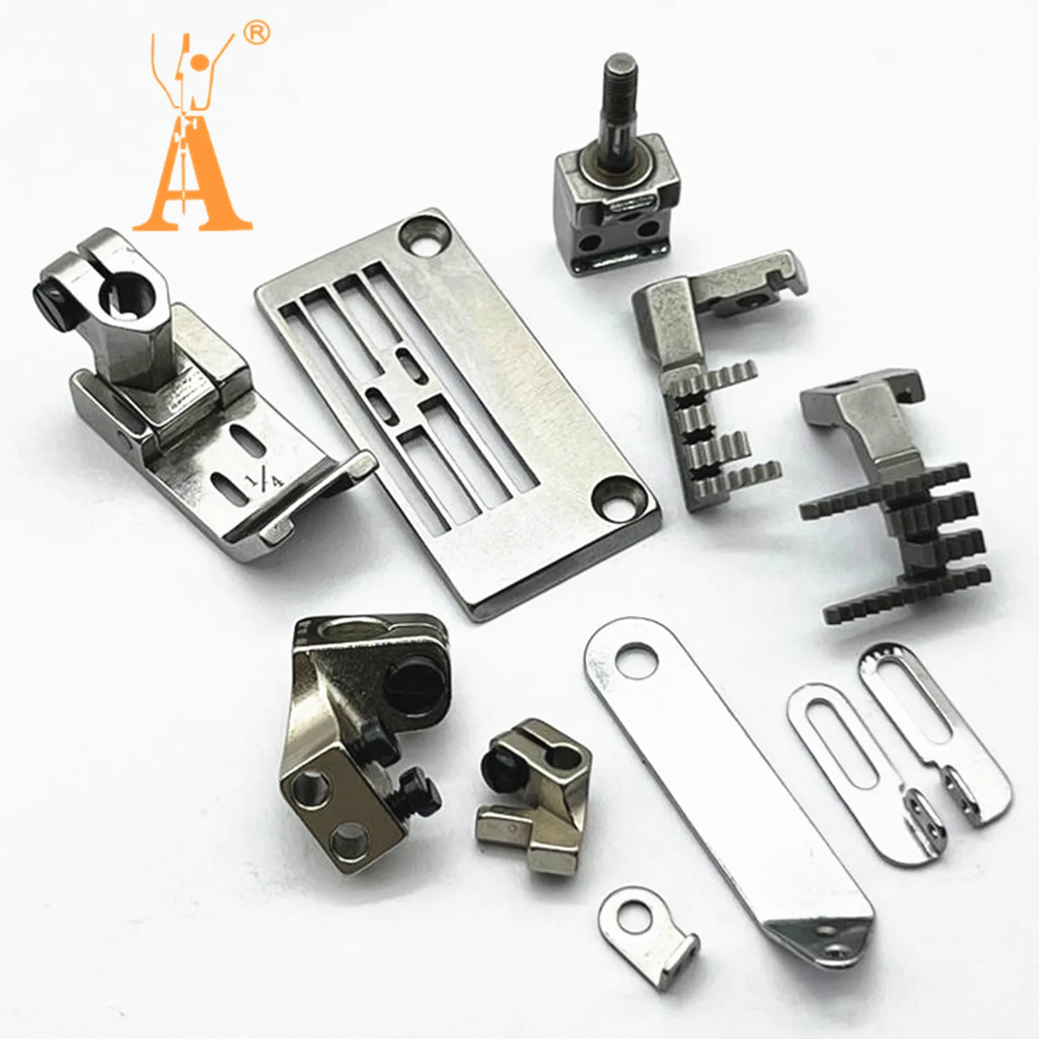 YAMATO VC2700 Double Needle Chain Needle Position Assembly Industrial Sewing Machine New Condition Gauge Set