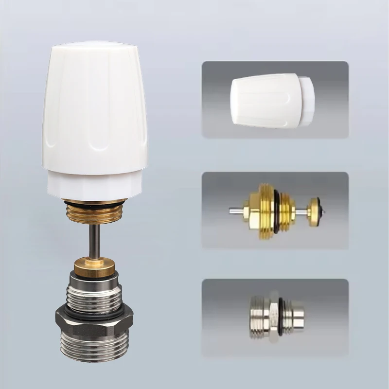 Valve Insert For Underfloor Heating Spreader/Heating Circuit Distributor Water Separator Structure Automatic Spring Valve Core