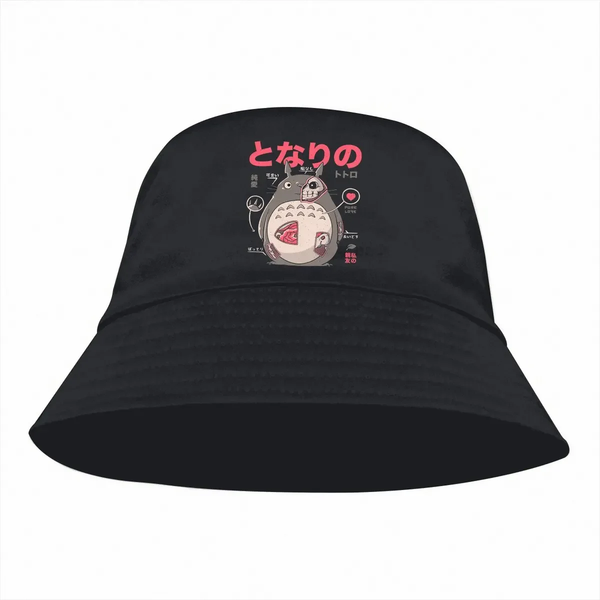 Baphomet Satan Lucifer Bucket Hat Neighbor Anatomy Men's Women's Fisherman Cap Hip Hop Beach Sun Fishing Hats