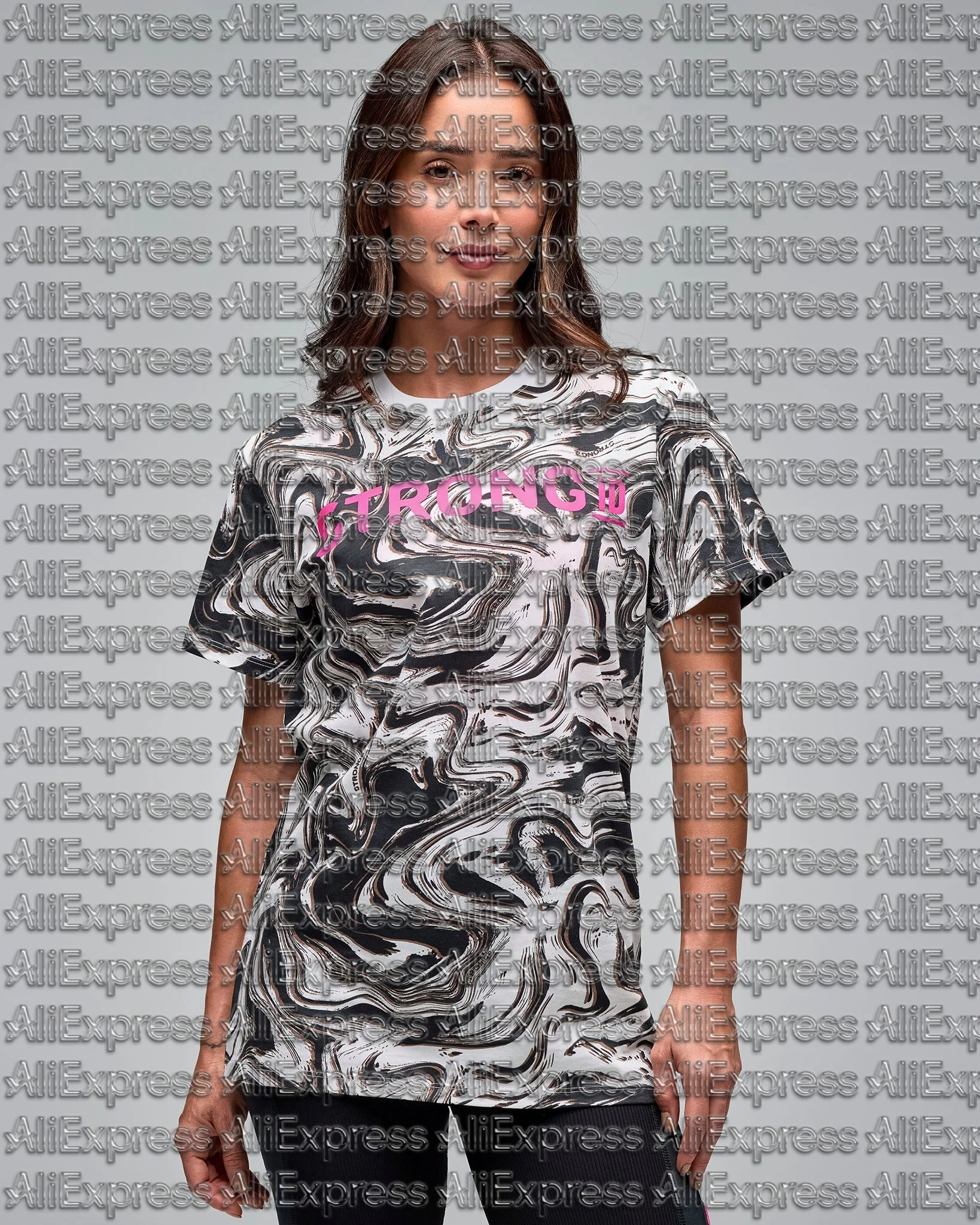 

Summer New Fashionable Women ZW Sports Training T-shirt for Kids/Adults Aerobic Fitness Intensity Exercise Loose Short Sleeves