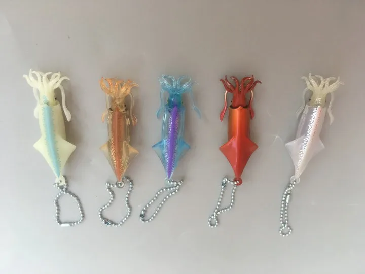 miniature model    Squid flying out 5pc/set scene decor ornament