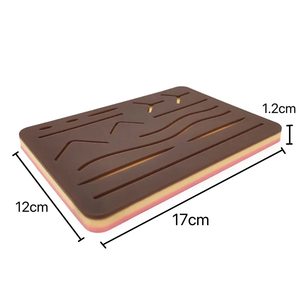 

Black Skin Wound Suture Model Surgical Wound Suture Exercise Module Multi-wound Skin Model