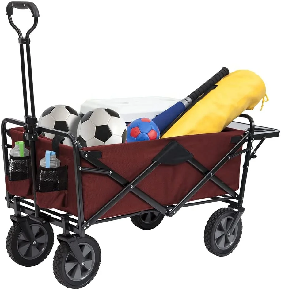 

Big Wheels Portable Folding Beach Camping Stroller Cart Wagon For Camping